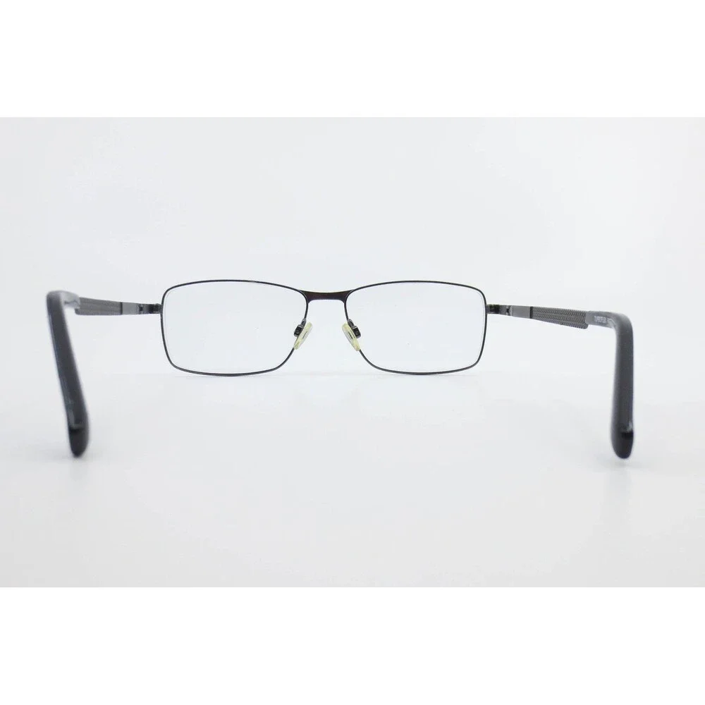 Turboflex TF1025 Eyeglasses Gunmetal Rectangular Metal Frames 54-15-140 36728